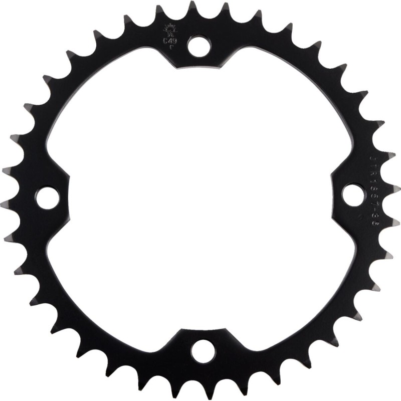 Couronne JT SPROCKETS JTR1857 36 dents - pas de 520 acier carbone C49 Noir Couronne JT SPROCKETS JTR1857 36 dents - pas de 520 acier carbone C49 Noir