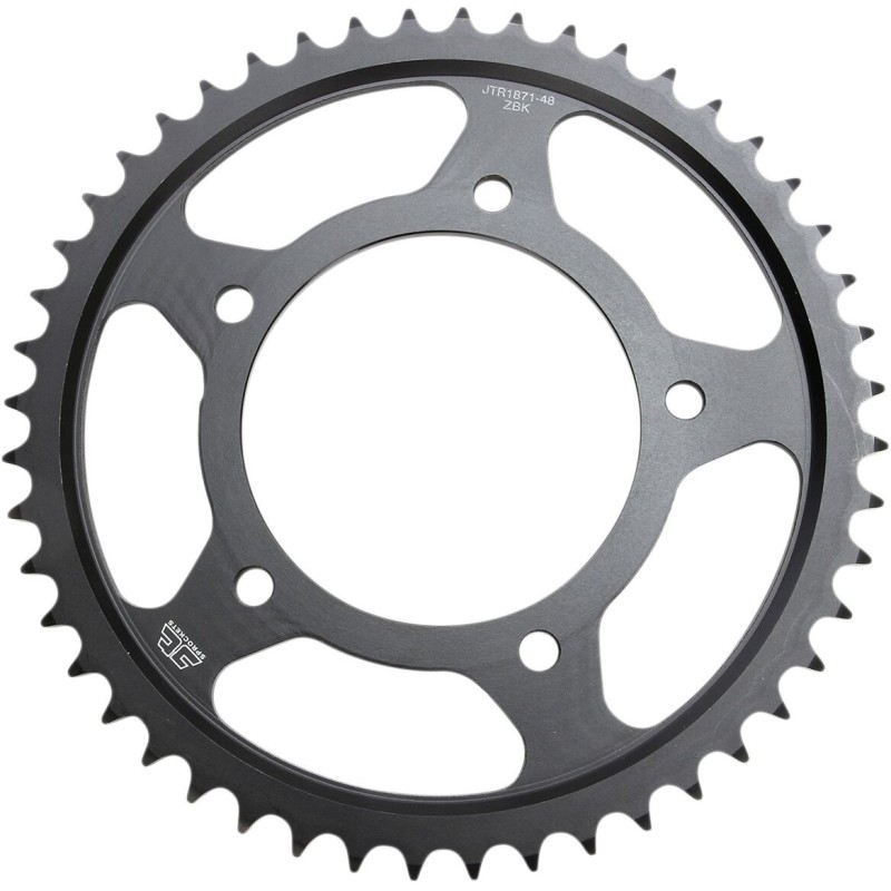 Couronne JT SPROCKETS JTR1871 ZBK 48 dents - pas de 50 acier carbone C49 Couronne JT SPROCKETS JTR1871 ZBK 48 dents - pas de 50 acier carbone C49
