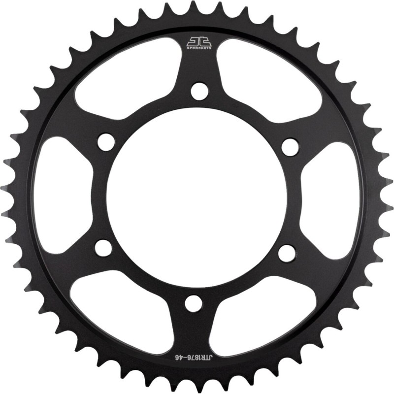 Couronne JT SPROCKETS JTR1876 46 dents - pas de 525 acier carbone C49 Couronne JT SPROCKETS JTR1876 46 dents - pas de 525 acier carbone C49