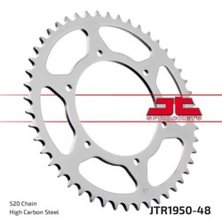 Couronne JT SPROCKETS JTR1950 48 dents - pas de 520 acier carbone C49