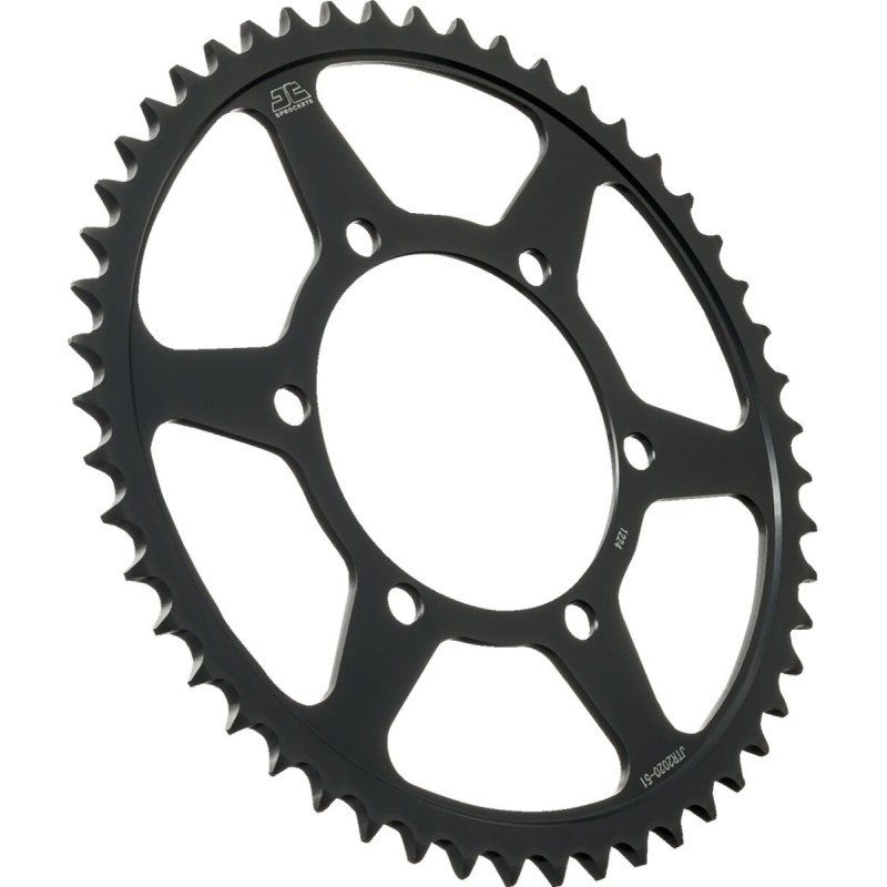 Couronne JT SPROCKETS acier standard 2020 - 51 dents pas de 520 Couronne JT SPROCKETS acier standard 2020 - 51 dents pas de 520