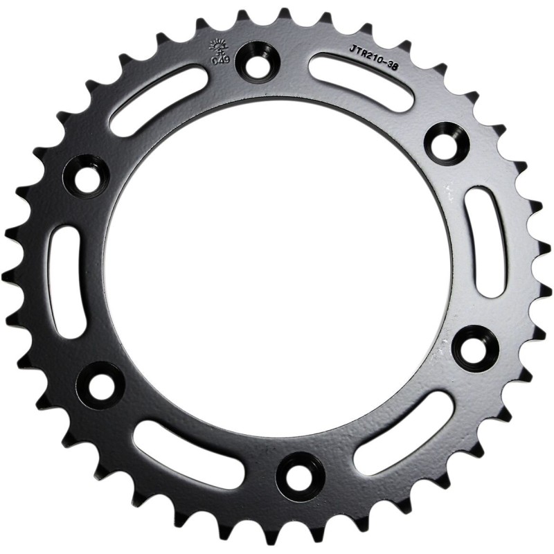 Couronne JT SPROCKETS HONDA CR CRF 38 dents - pas de 520 acier carbone C49 Couronne JT SPROCKETS HONDA CR CRF 38 dents - pas de 520 acier carbone C49