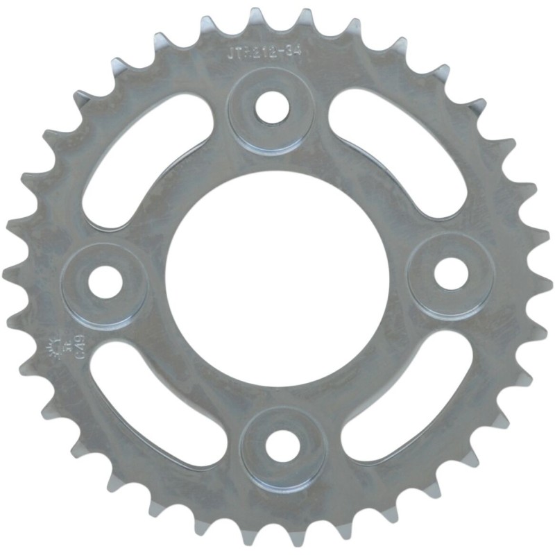 Couronne JT SPROCKETS JTR212 34 dents - pas de 420 acier carbone C49 Couronne JT SPROCKETS JTR212 34 dents - pas de 420 acier carbone C49