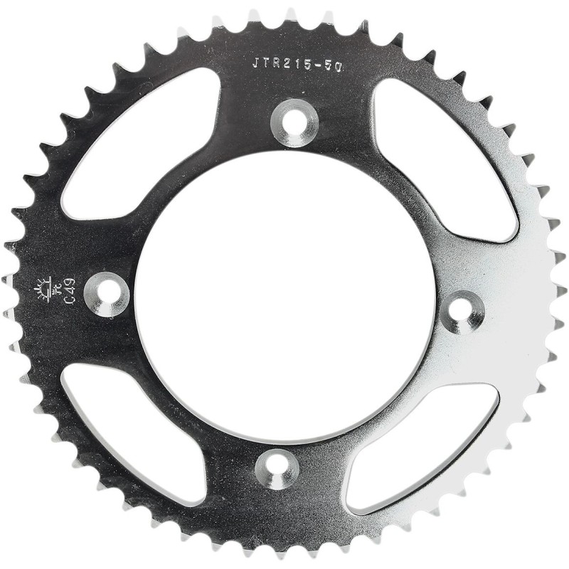 Couronne JT SPROCKETS JTR215 50 dents - pas de 420 acier carbone C49 Couronne JT SPROCKETS JTR215 50 dents - pas de 420 acier carbone C49