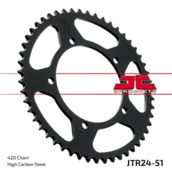 Couronne JT SPROCKETS JTR24 51 dents - pas de 420
