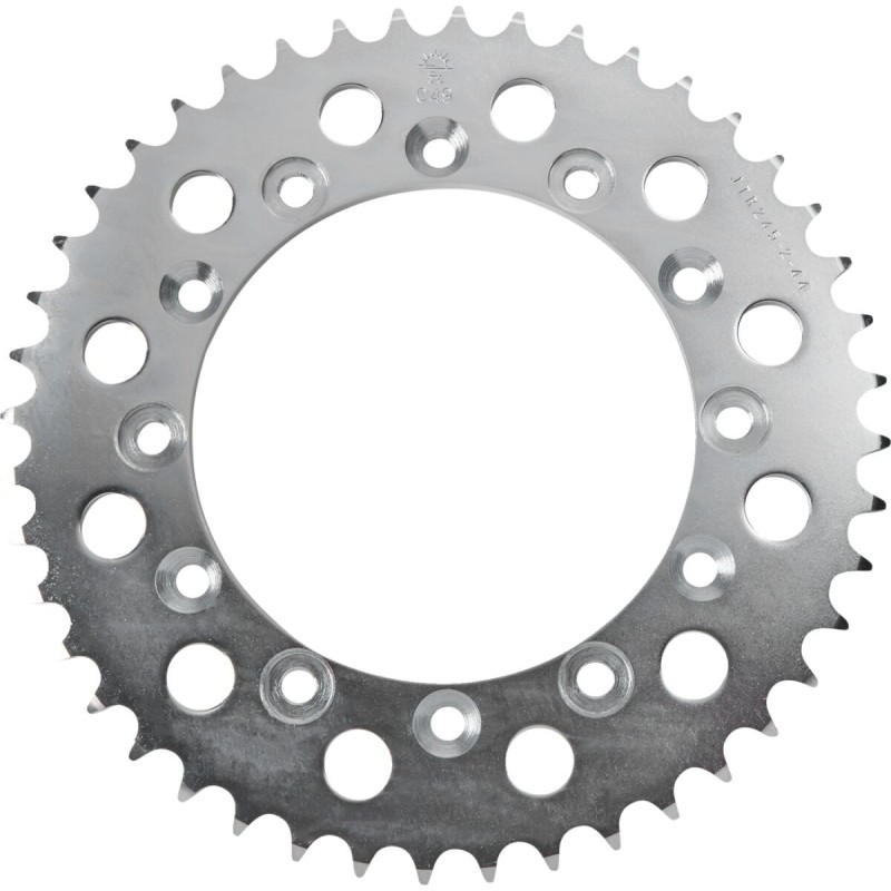 Couronne JT SPROCKETS JTR245/2 44 dents - pas de 520 acier carbone C49 Couronne JT SPROCKETS JTR245/2 44 dents - pas de 520 acier carbone C49