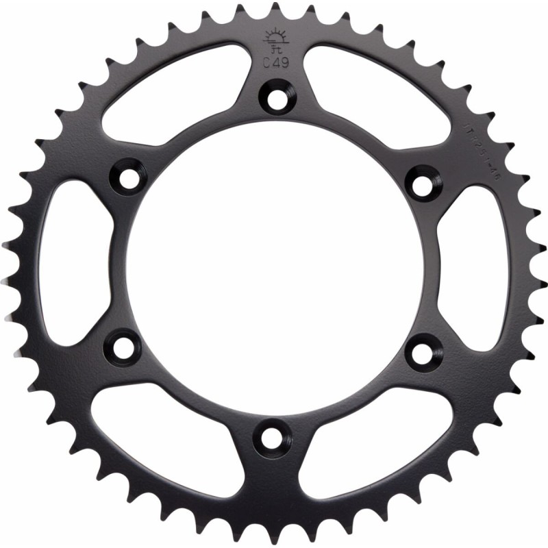 Couronne JT SPROCKETS aluminium ultra-light anti-boue 520 46 dents Couronne JT SPROCKETS aluminium ultra-light anti-boue 520 46 dents