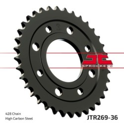 Couronne JT SPROCKETS JTR269 36 dents - pas de 428 acier carbone C49