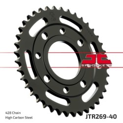 Couronne JT SPROCKETS JTR269 40 dents - pas de 428 acier carbone C49