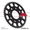Couronne JT SPROCKETS JTR269 44 dents - pas de 428 acier carbone C49 Noir