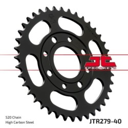 Couronne JT SPROCKETS JTR279 40 dents - pas de 520 acier carbone C49