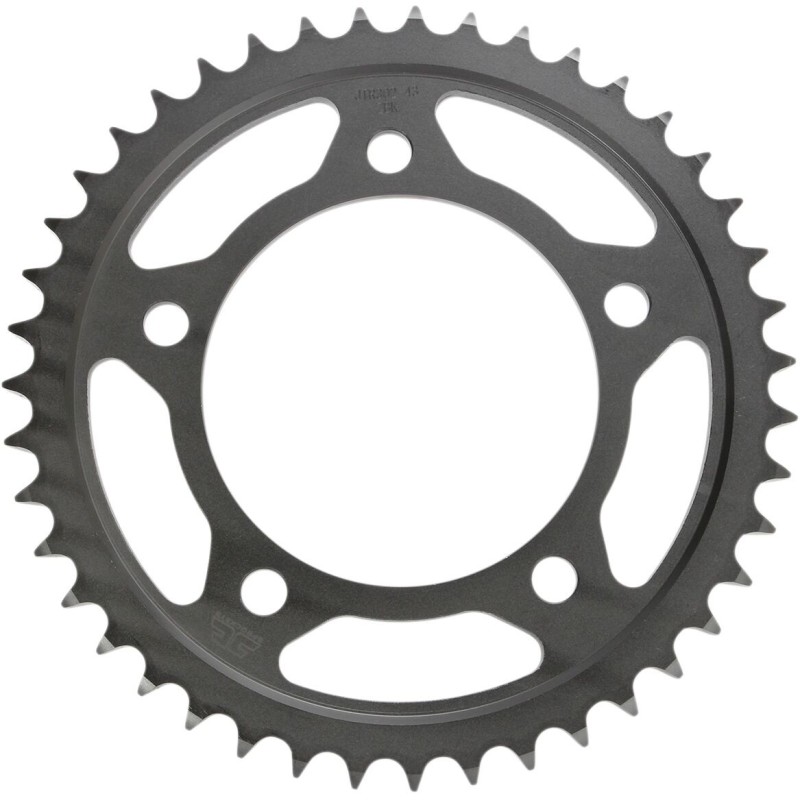 Couronne JT SPROCKETS JTR302 ZBK 43 dents - pas de 50 acier carbone C49 Couronne JT SPROCKETS JTR302 ZBK 43 dents - pas de 50 acier carbone C49