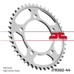 Couronne JT SPROCKETS JTR302 ZBK 44 dents - pas de 50 acier carbone C49