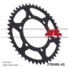 Couronne JT SPROCKETS JTR486 ZBK 45 dents - pas de 520 acier carbone C49 Noir
