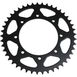 Couronne JT SPROCKETS JTR487 45 dents - pas de 520 acier carbone C49 Noir