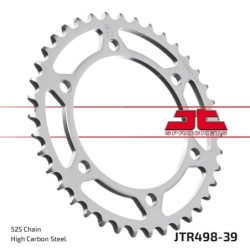 Couronne JT SPROCKETS acier standard 498 - 39 dents pas de 525