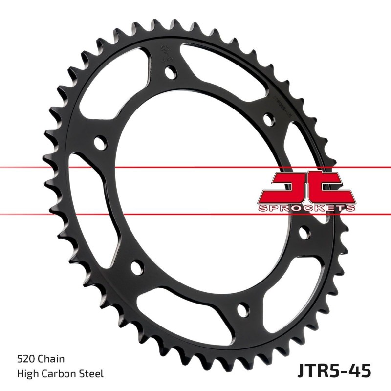 Couronne JT SPROCKETS JTR5 45 dents - pas de 520 Couronne JT SPROCKETS JTR5 45 dents - pas de 520