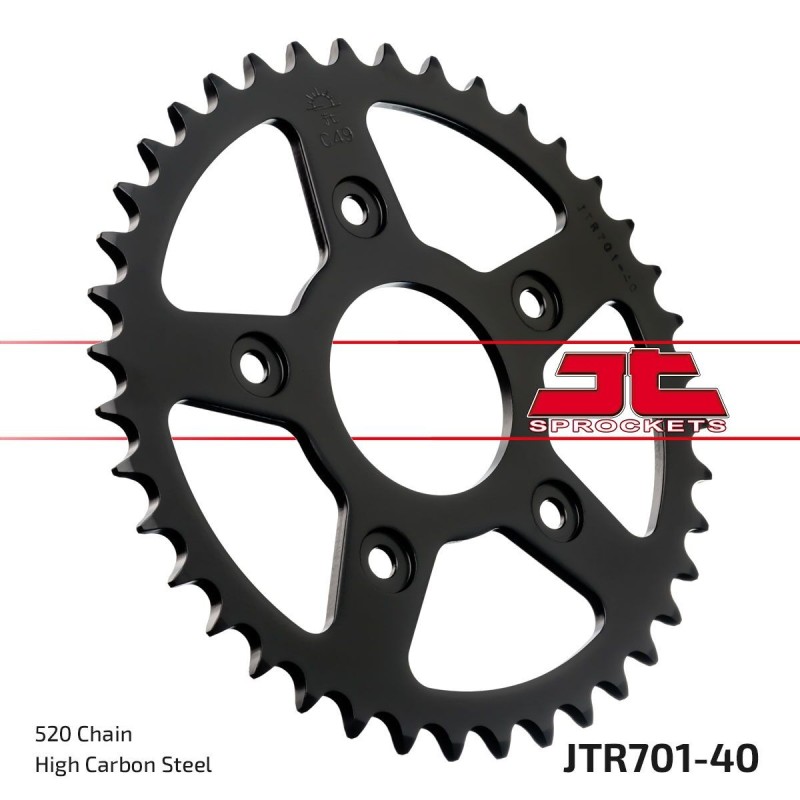 Couronne JT SPROCKETS JTR701 40 dents - pas de 520 Couronne JT SPROCKETS JTR701 40 dents - pas de 520