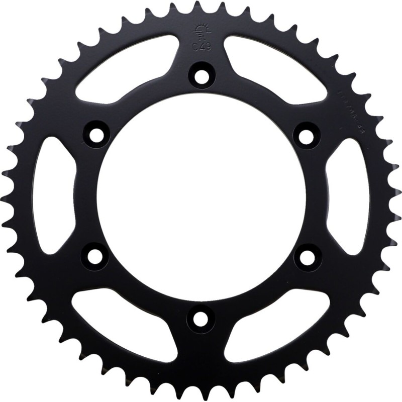 Couronne JT SPROCKETS JTR706 48 dents - pas de 520 acier carbone C49 Couronne JT SPROCKETS JTR706 48 dents - pas de 520 acier carbone C49