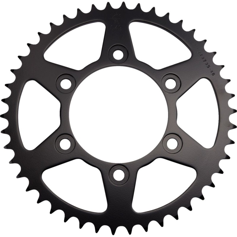 Couronne JT SPROCKETS JTR735 48 dents - pas de 520 acier carbone Couronne JT SPROCKETS JTR735 48 dents - pas de 520 acier carbone