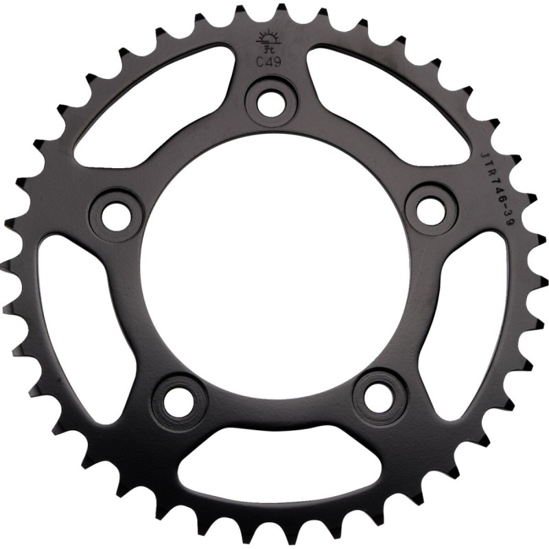 Couronne JT SPROCKETS aluminium ultra-light anti-boue 39 dents 520 Couronne JT SPROCKETS aluminium ultra-light anti-boue 39 dents 520