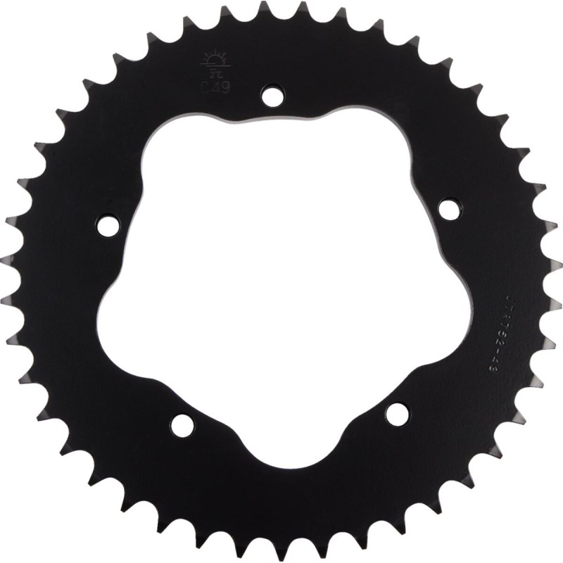 Couronne JT SPROCKETS aluminium ultra-light anti-boue 525 43 dents Couronne JT SPROCKETS aluminium ultra-light anti-boue 525 43 dents