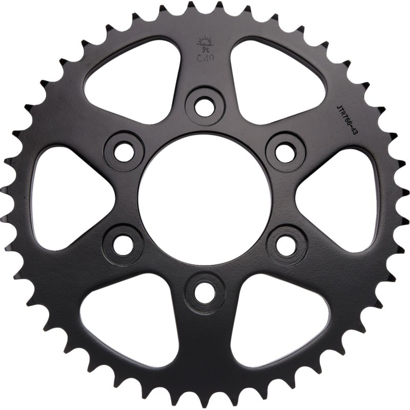 Couronne JT SPROCKETS aluminium ultra-light anti-boue 43 dents 530 Couronne JT SPROCKETS aluminium ultra-light anti-boue 43 dents 530