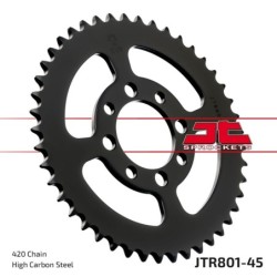 Couronne JT SPROCKETS JTR801 45 dents - pas de 420 acier carbone C49