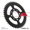Couronne JT SPROCKETS JTR801 45 dents - pas de 420 acier carbone C49