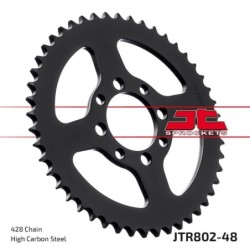 Couronne JT SPROCKETS JTR802 48 dents - pas de 428 acier carbone C49