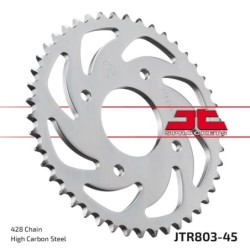 Couronne JT SPROCKETS aluminium ultra-light anti-boue 428 45 dents