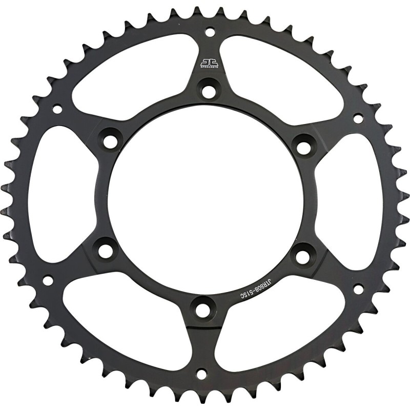 Couronne JT SPROCKETS SUZUKI RM RMZ acier 51 dents Couronne JT SPROCKETS SUZUKI RM RMZ acier 51 dents