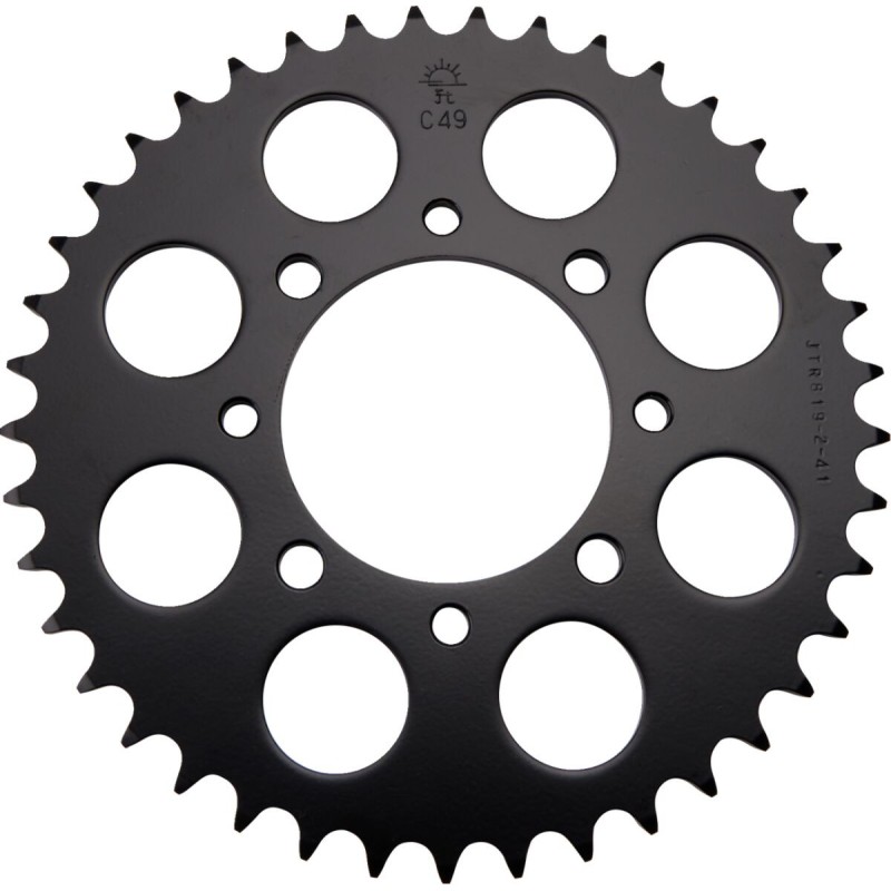 Couronne JT SPROCKETS JTR819/2 41 dents - pas de 520 acier carbone C49 Couronne JT SPROCKETS JTR819/2 41 dents - pas de 520 acier carbone C49