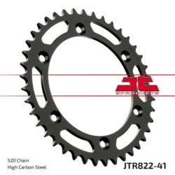Couronne JT SPROCKETS SHERCO / BETA / GAS GAS - 2019 / HVA - 2014 41 dents - pas de 520 acier carbone C49