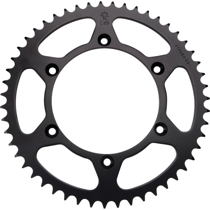 Couronne JT SPROCKETS SHERCO / BETA / GAS GAS - 2019 / HVA - 2014 51 dents - pas de 520 acier carbone C49 Couronne JT SPROCKETS SHERCO / BETA / GAS GAS - 2019 / HVA - 2014 51 dents - pas de 520 acier carbone C49