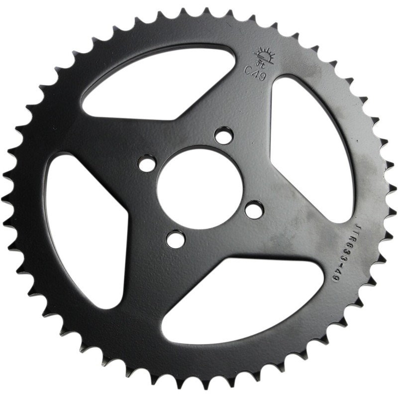 Couronne JT SPROCKETS JTR833 49 dents - pas de 428 acier carbone C49 Couronne JT SPROCKETS JTR833 49 dents - pas de 428 acier carbone C49