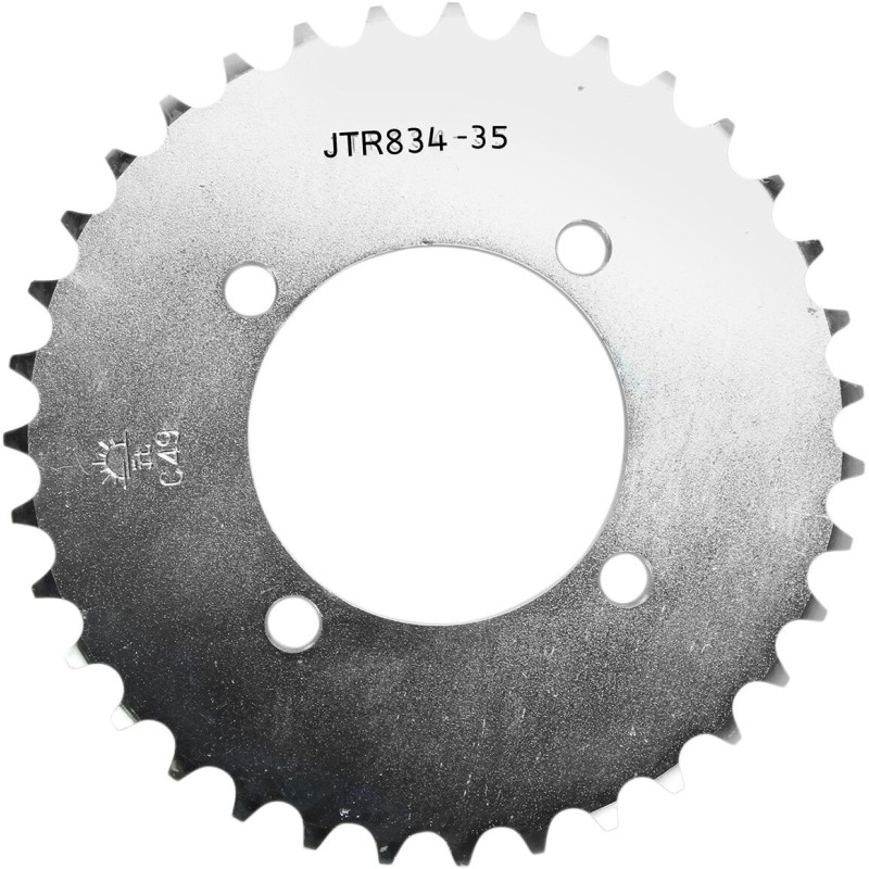 Couronne JT SPROCKETS JTR834 35 dents - pas de 420 acier carbone C49 Couronne JT SPROCKETS JTR834 35 dents - pas de 420 acier carbone C49