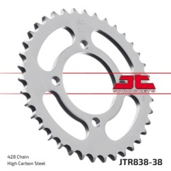 Couronne JT SPROCKETS JTR838 38 dents - pas de 428 acier carbone C49