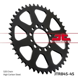 Couronne JT SPROCKETS JTR845 45 dents - pas de 520 acier carbone C49