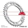 Couronne JT SPROCKETS JTR859 ZBK 38 dents - pas de 50 acier carbone C49