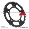 Couronne JT SPROCKETS JTR894 ZBK 48 dents - pas de 420 acier carbone C49 Noir