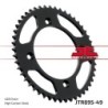Couronne JT SPROCKETS KTM 85 SX / HVA 85 TC / GAS GAS 85 MC.49ZBK 49 dents - pas de 428 acier carbone C49 Noir
