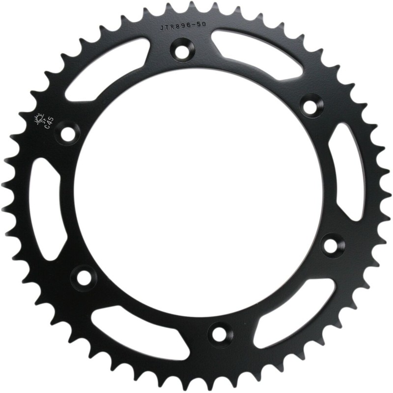 Couronne JT SPROCKETS JTR896 50 dents - pas de 520 acier carbone C49 Couronne JT SPROCKETS JTR896 50 dents - pas de 520 acier carbone C49