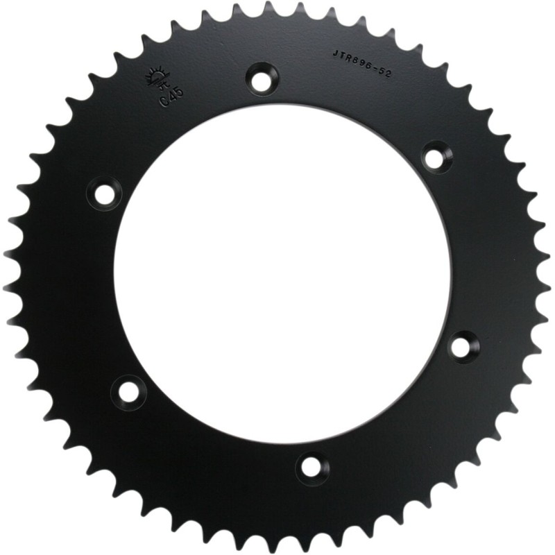 Couronne JT SPROCKETS JTR896 52 dents - pas de 520 acier carbone C49 Couronne JT SPROCKETS JTR896 52 dents - pas de 520 acier carbone C49