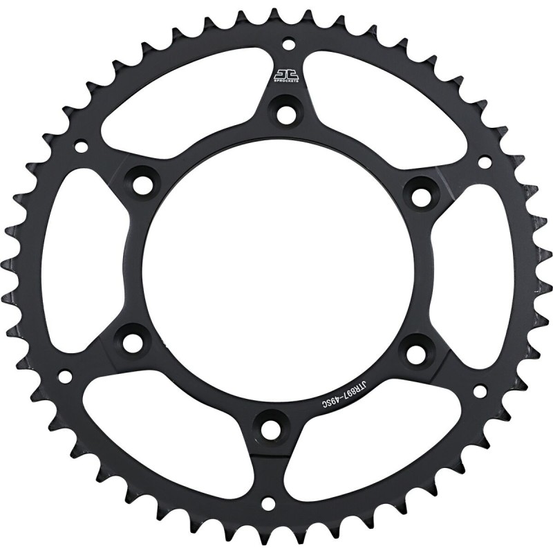 Couronne JT SPROCKETS SX SXF EXC EXCF / TC TE FC FE / MC MCF EC ECF acier 49 dents Couronne JT SPROCKETS SX SXF EXC EXCF / TC TE FC FE / MC MCF EC ECF acier 49 dents