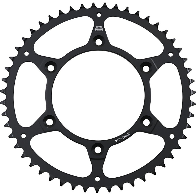 Couronne JT SPROCKETS SX SXF EXC EXCF / TC TE FC FE / MC MCF EC ECF acier 51 dents Couronne JT SPROCKETS SX SXF EXC EXCF / TC TE FC FE / MC MCF EC ECF acier 51 dents