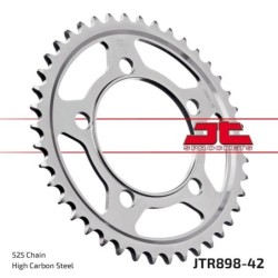 Couronne JT SPROCKETS JTR898 42 dents - pas de 525 acier carbone C49