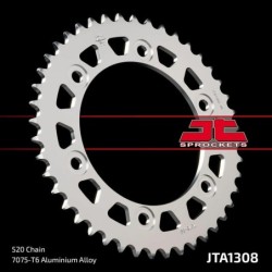 Couronne JT SPROCKETS aluminium ultra-light 1308 - 43 dents pas de 520