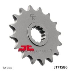 Pignon JT SPROCKETS acier anti-bruit 1586 - 17 dents pas de 525