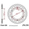 Couronne JT SPROCKETS aluminium ultra-light anti-boue 210 - 42 dents pas de 520